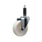Service Caster 4'' SS Nylon Wheel Swivel 1'' Expanding Stem Caster SCC-SSEX20S414-NYS-1 - alternate 1